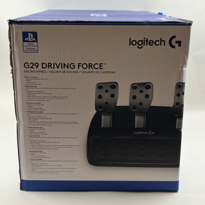 New Logitech G29 Driving Force Black 941-000110 For PS4/PS5/PC