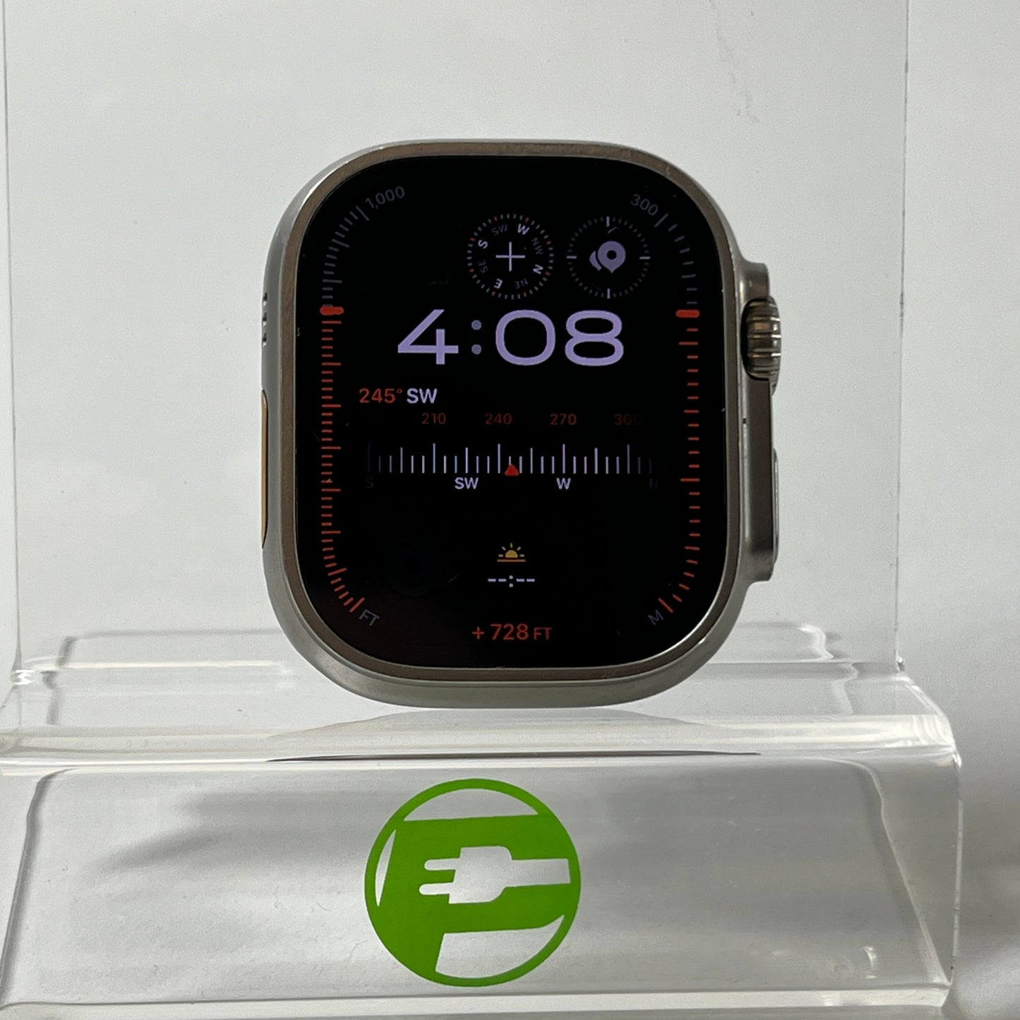 Factory Unlocked Apple Watch Ultra 2 49MM Natural Titanium MREJ3LL/A Face Only