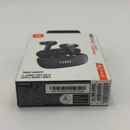 New JBL Vibe Beam Smart Ambient Wireless Earbuds Black JBLVBEAMBLKAM