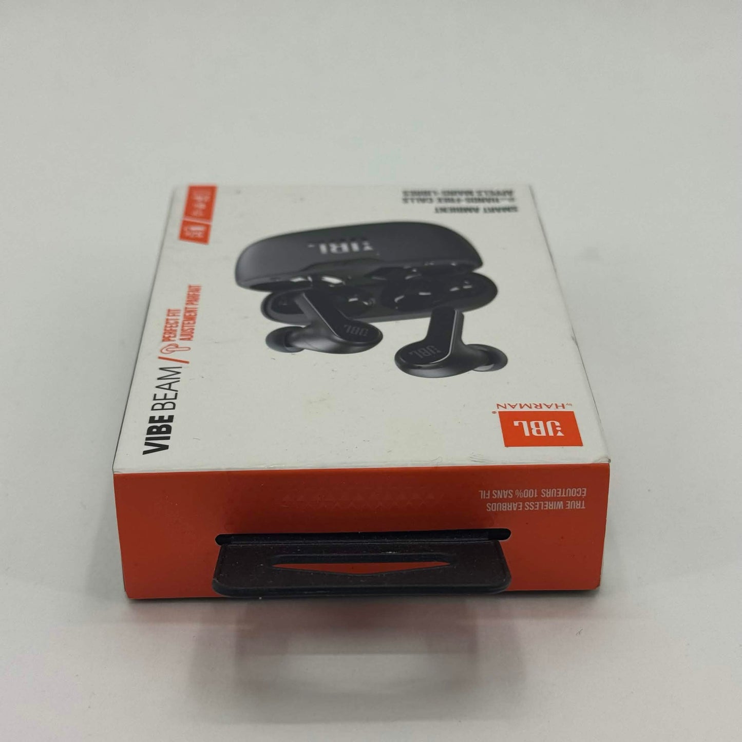 New JBL Vibe Beam Smart Ambient Wireless Earbuds Black JBLVBEAMBLKAM