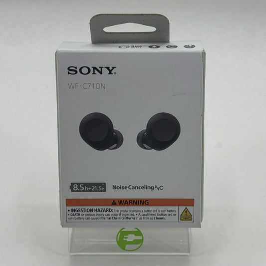 New Sony WF-C710N Wireless Noise Canceling Stereo Headset Black WF-C710N