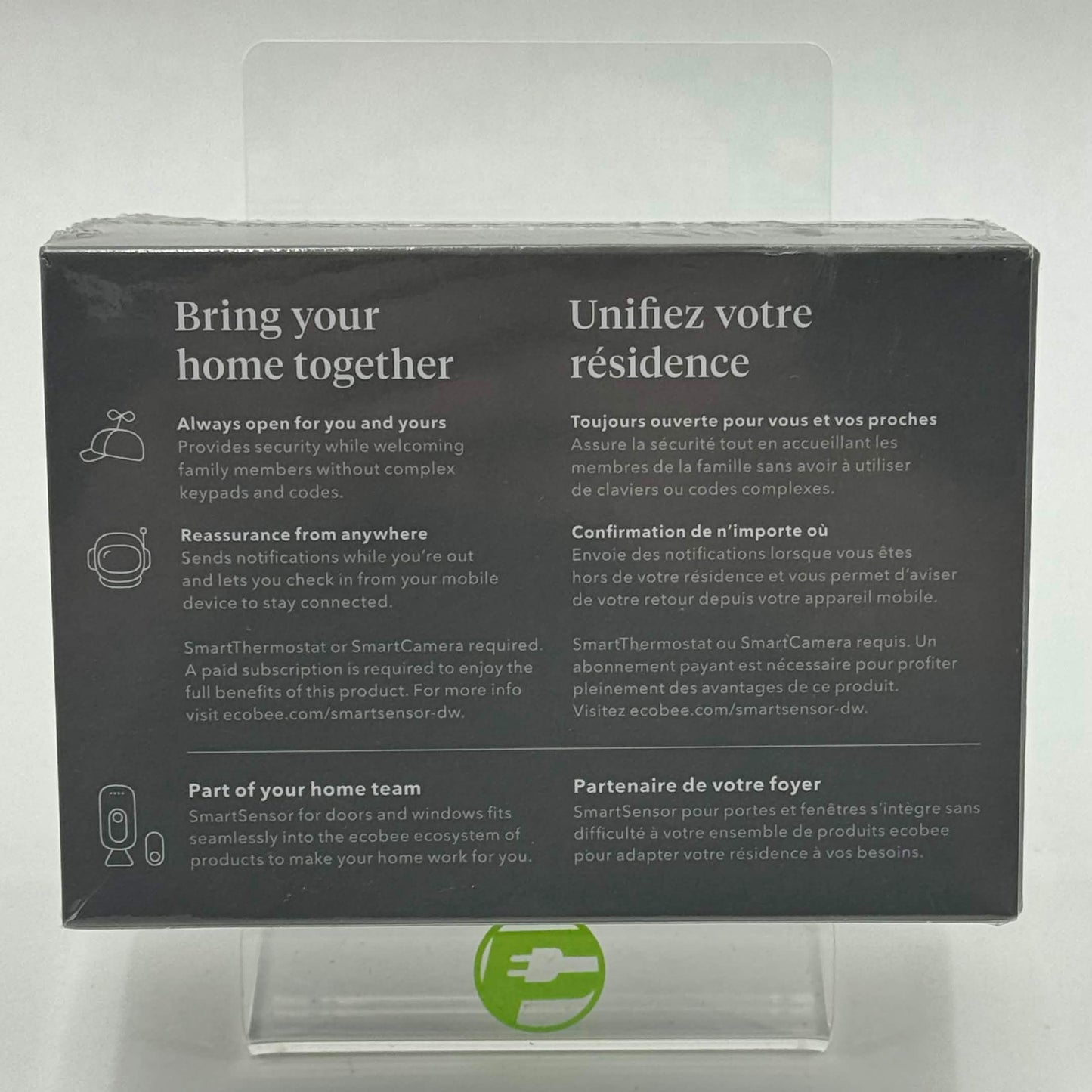 New Ecobee SmartSensor for Doors & Windows EB-DWSHM2PK-01