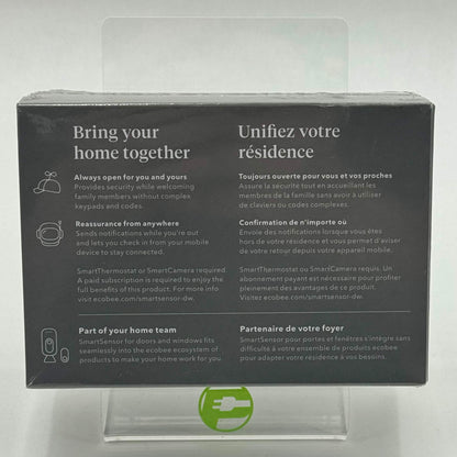 New Ecobee SmartSensor for Doors & Windows EB-DWSHM2PK-01