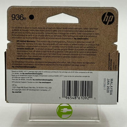 New HP 936e 456V6LN Black Ink Cartridge